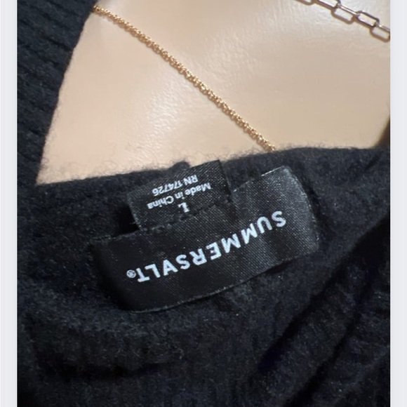 Luxe Cashmere blend funnel neck sweater - Picture 5 of 6